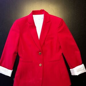 Burgundy Women's Blazer